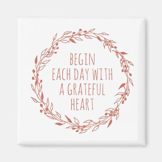 感謝のハート マグネット (正面)