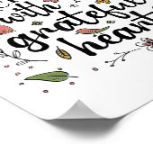 感謝のハート_1で毎日を始める ポスター (角)