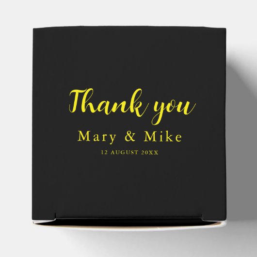 感謝のハート 2x2x2 お祝い用ギフトボックス あらゆるシーンに フェイバーボックス (上部)