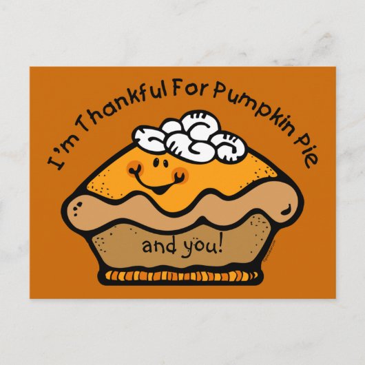 感謝のパイカスタムハガキ ポストカード (正面)