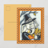 感謝のパキディーム、感謝の巡礼者ゾウ シーズンポストカード (正面/裏面)