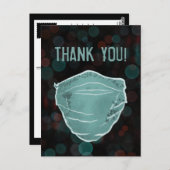 感謝のフェイスマスク ポストカード (正面/裏面)