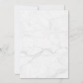 感謝のフォトグレー結婚大理石サンキューカード サンキューカード (裏面)