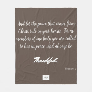感謝のフリースブランケット フリースブランケット