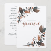 感謝のフローラ縁ど シーズンカード (正面/裏面)