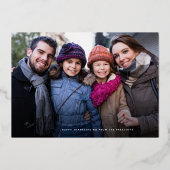 感謝のブラシスクリプト感謝記念撮影 箔シーズンカード (正面)