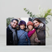 感謝のブラシスクリプト感謝記念撮影 箔シーズンカード (立ち正面)