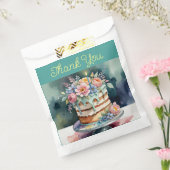 感謝のプチバッグ 花柄 50個セット フェイバーバッグ (封をした状態)