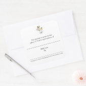 感謝のプレート スクエアシール (封筒)