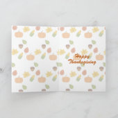 感謝のホリデーカード カード (内部)