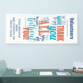 感謝のボランティアスタッフ 横断幕 (トレードショー)