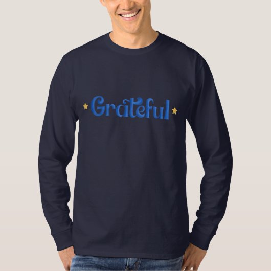 感謝のポジティブメッセージTシャツ Tシャツ (正面)