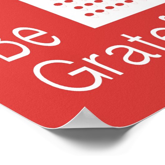 感謝のポスター ポスター (角)