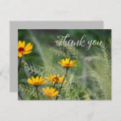 感謝のポストカードまたはあなた自身の気持ちを書く ポストカード (正面/裏面)