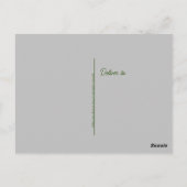 感謝のポストカードまたはあなた自身の気持ちを書く ポストカード (裏面)