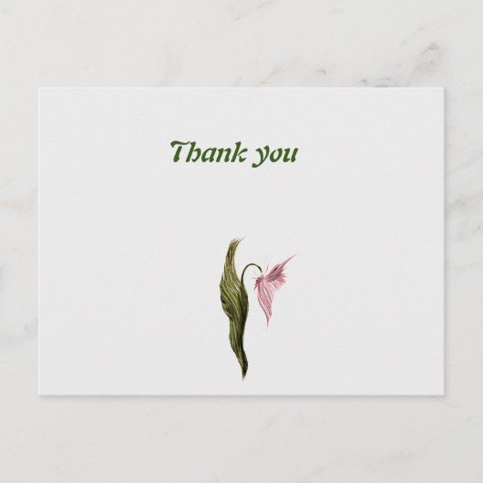 感謝のポストカード ポストカード (正面)