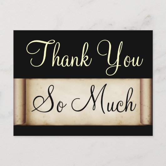 感謝のポストカード ポストカード (正面)