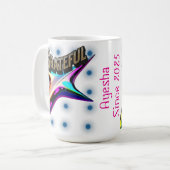 感謝のマグカップ感動的 – 感謝コーヒーカップ コーヒーマグカップ (正面左)