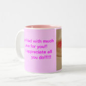 感謝のマグ ツートーンマグカップ (正面左)