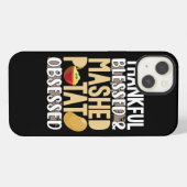 感謝のマッ賛美シュポテト取り付け iPhoneケース (裏面横)