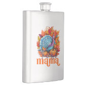 感謝のママターキーと紅葉の葉 フラスク (右)