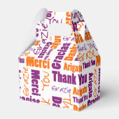 感謝のマルチリンガルワードコラージュ パープルオレンジ フェイバーボックス (裏面サイド)