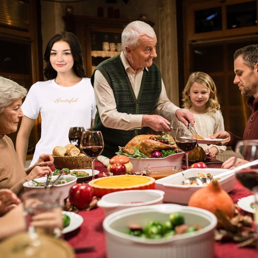 感謝のミニマシンプルリスト トライブレンドTシャツ