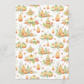 感謝のミニマ賛美リスト感謝祭 メニュー (裏面)