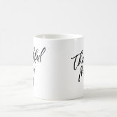 感謝のミニ コーヒーマグカップ (中央)