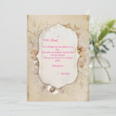 感謝のメッセージのサンプル 招待状 (スタンド正面)