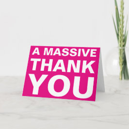 感謝のメッセージを大量に送る サンキューカード