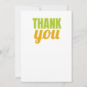 感謝のメッセージを感謝してい送信 サンキューカード (裏面)