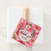 感謝のメッセージ 牡丹の花 フェイバータグ (インサイチュ)