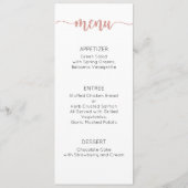 感謝のメニューカード 披露宴メニュー感謝 メニュー (裏面)