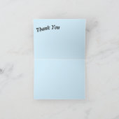 感謝のメモカード : 猫と犬 サンキューカード (内部)