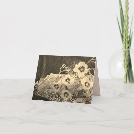 感謝のメモカード : 静物画 サンキューカード (正面)