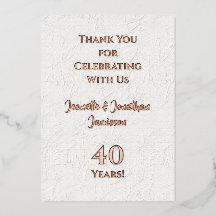 感謝のメモ あらゆる結婚記念日 ローズゴールド