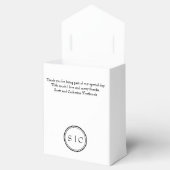 感謝のモノグラムパーティーファバーバッグ フェイバーボックス (オープン)