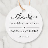 感謝のラベル フェイバータグ (裏面)