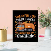 感謝のリサイクルトラック感謝の日のギャルバッグ アクリルサイン (ウェディング)