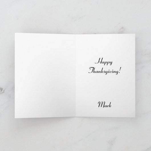 感謝のレトロかぼちゃ感謝 シーズンカード (内部)