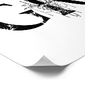 感謝のロータスムーンスピリチュアルで毎日を開始 ポスター (角)