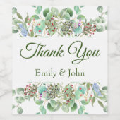 感謝のワインボトルギフト ワインラベル (シングルラベル)