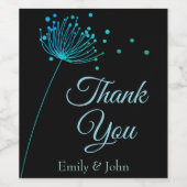 感謝のワインボトルギフト ワインラベル (シングルラベル)