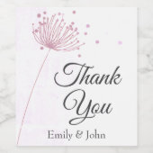 感謝のワインボトル ギフト ワインラベル (シングルラベル)