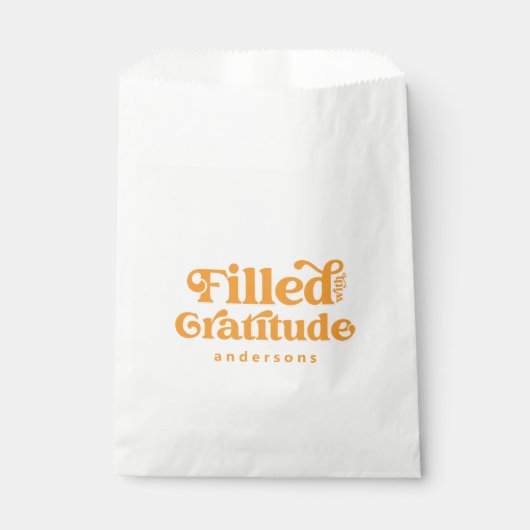 感謝のヴィンテージが込められた名前の追加 フェイバーバッグ (正面)