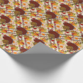 感謝の七面鳥を買う ラッピングペーパー (角)