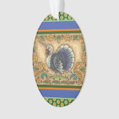 感謝の七面鳥ユニコーン,お洒落ファンタジー オーナメント (正面)