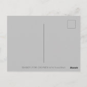 感謝の七面鳥ユニコーン，お洒落ファンタジー ポストカード (裏面)