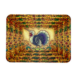 感謝の七面鳥ユニコーン，お洒落ファンタジー マグネット